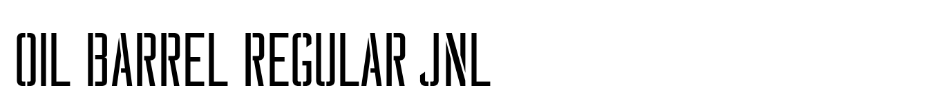 Oil Barrel Regular JNL
